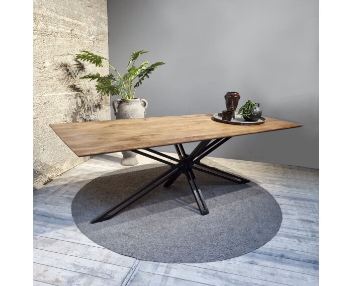 Tafelblad Jasmin mangohout 180x90 cm - Bruin