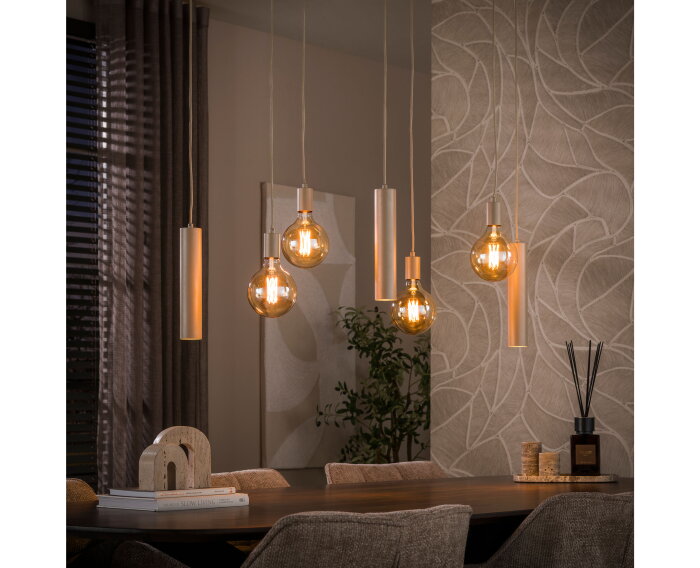 Hanglamp Senso 4+3L - Beige