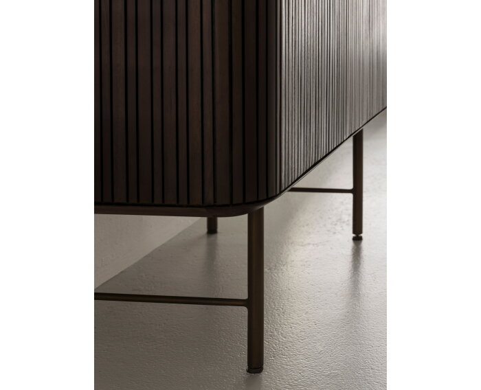 DTP Home Maroon bergkast 2 deurs 130x90x40 cm - Mahoniehout & Mortex - Bruin