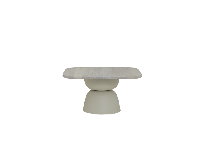 Barza coffeetable 80x80x42 KD off white