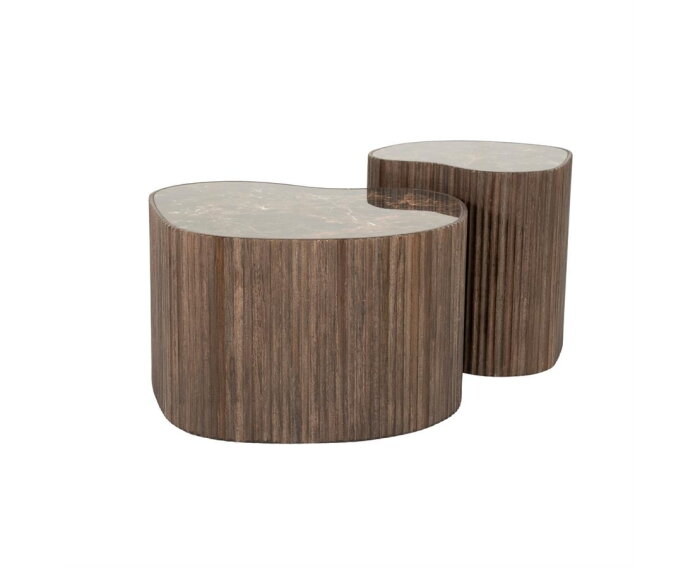 Nice (set of 2) 60x60cm - bruin | BY-BOO