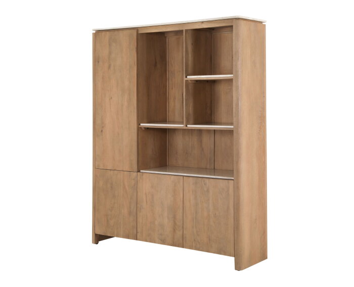 Bovenblad Vakkenkast XL Dallas Beige  Marmer