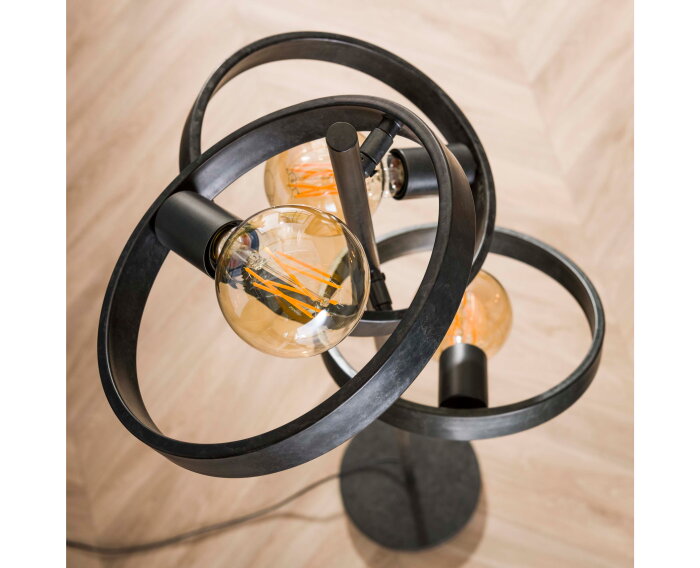 Vloerlamp Hover 3 lampen - Charcoal