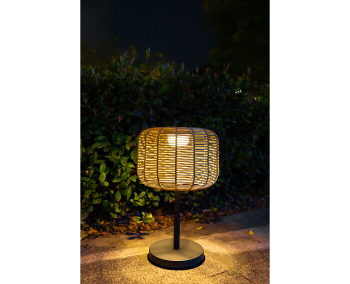 Buitenlamp Nina Garden Solar Rotan