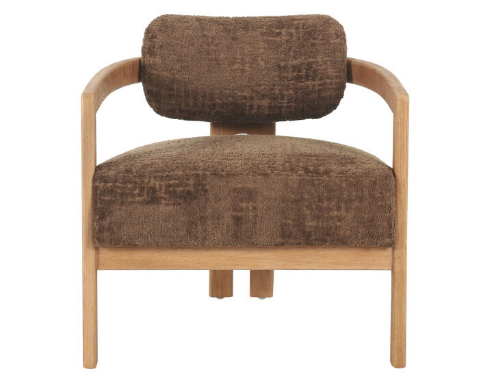 MUST Living fauteuil Kelly - Luxor Hazelnut - Naturel - 75x73x73 cm
