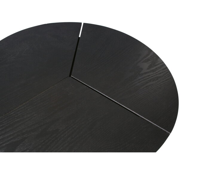 Rodi Bijzettafel M Hout/metaal Zwart 38xØ48 - WOOOD