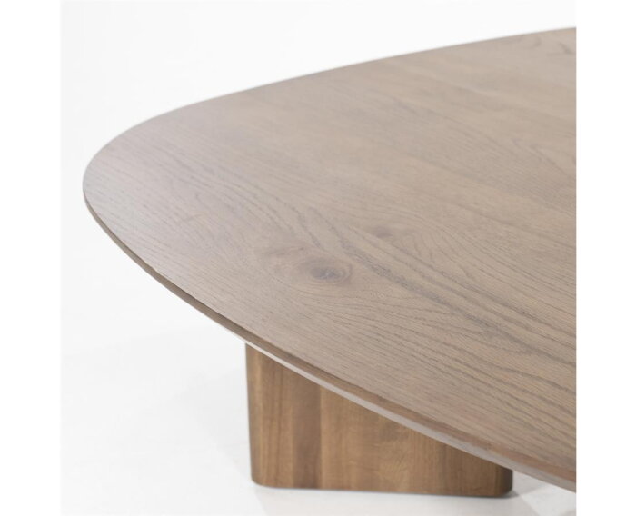 Salontafel Stef medium 100x100cm - bruin | Eleonora