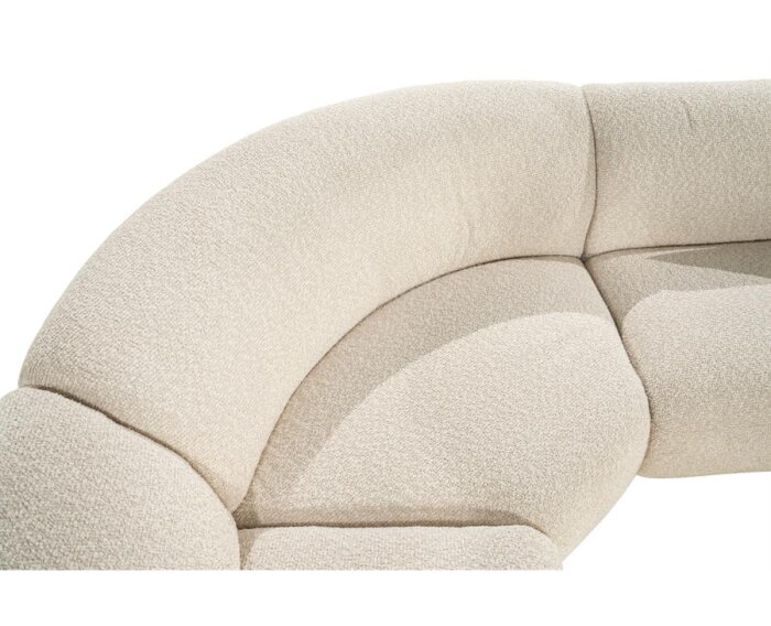SEVN Emma organische modulaire hoekbank - Phat Sand - 310x259 cm - Zelf samen te stellen
