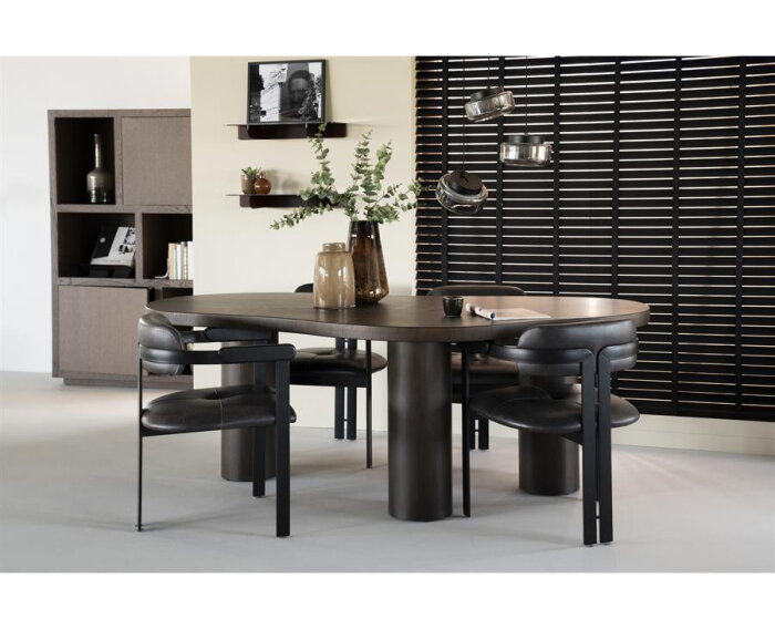 Eettafel Bobbie 215x110cm - bruin | Eleonora