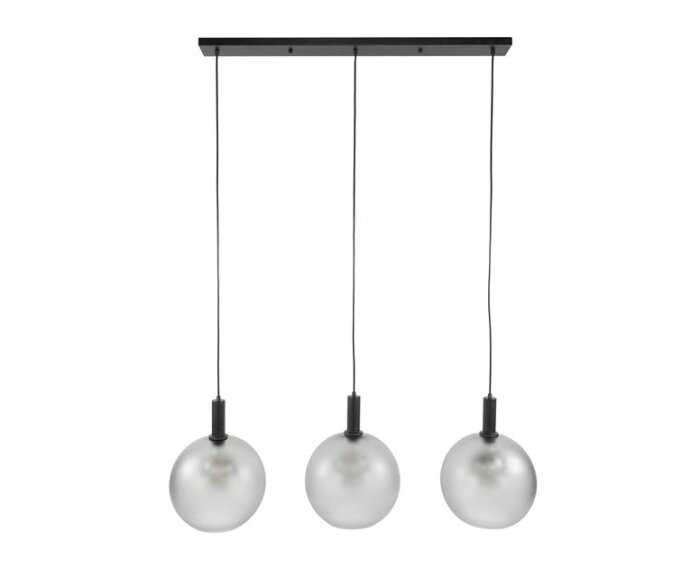 Hanglamp Bubble Frosted 3L - Artic zwart