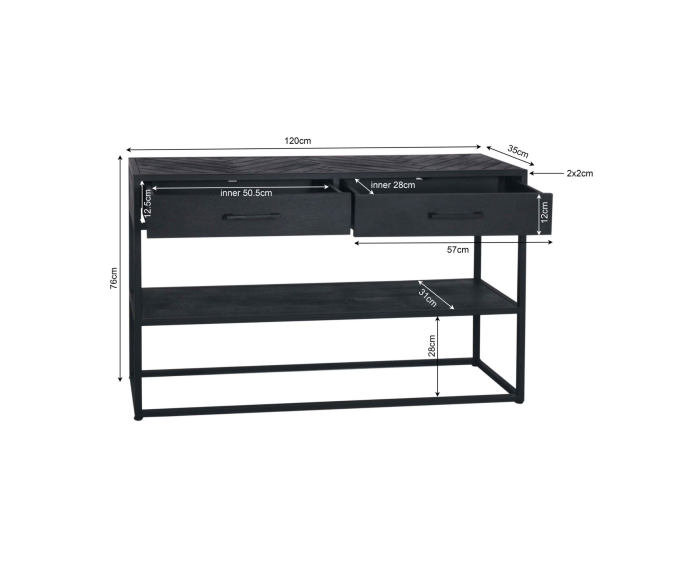 Sidetable New York | 2 lades