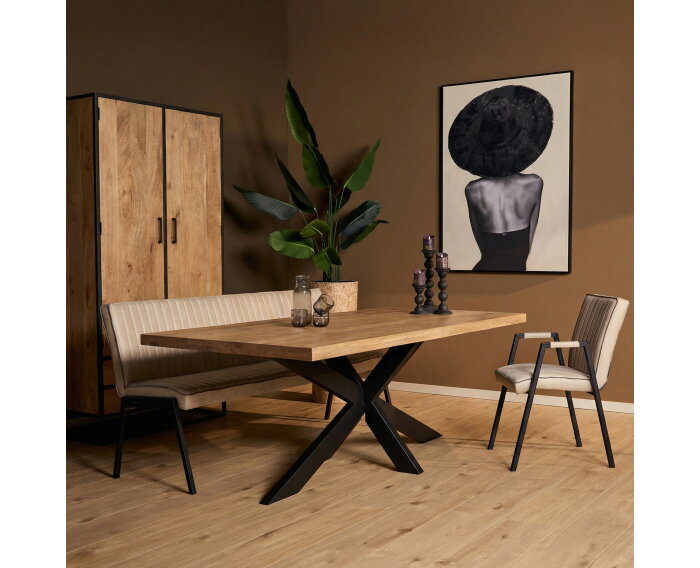 Eettafel Dakota | 160 cm | Rechthoek