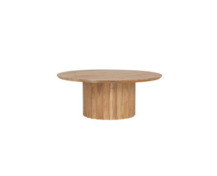 Salontafel Crotone set van 2 Acacia 90ø / 60ø cm