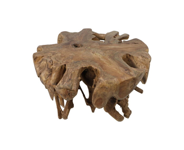 Spider Coffee Table - 80x80x40cm - Teak Root