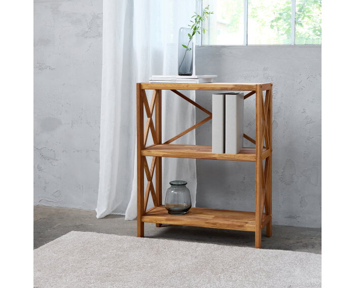 Stellingkast x-shelf eiken 87 cm