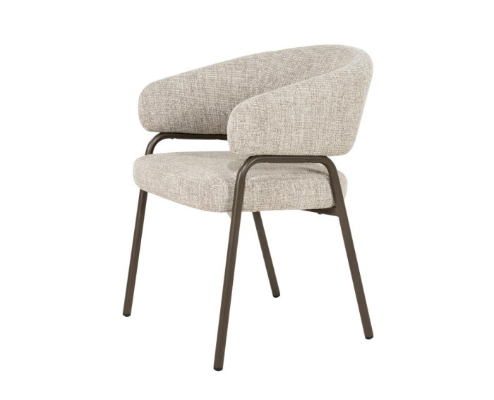 Stoel Fabrice - taupe | Eleonora