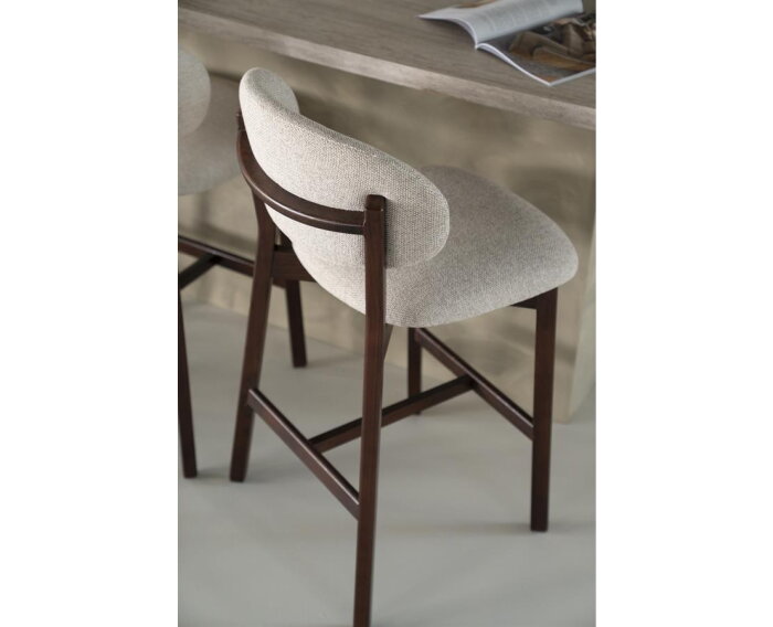Barstoel Mikky bruin - taupe | Eleonora