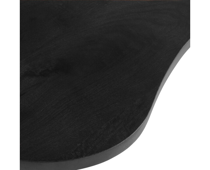 Salontafel Firenze 85 cm boon vorm - Black