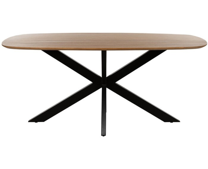 Eettafel Akagi 160 cm Deens ovaal mangohout - Naturel