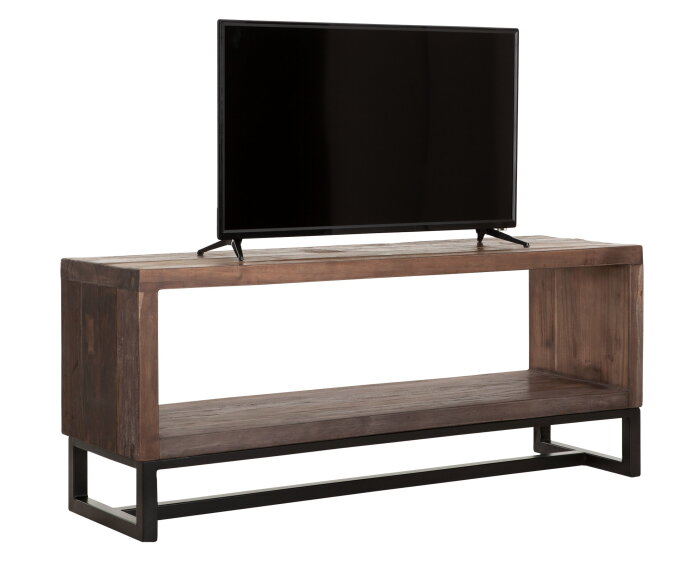 TV stand Timber small, 1 open rack,45x120x35 cm, mixed wood