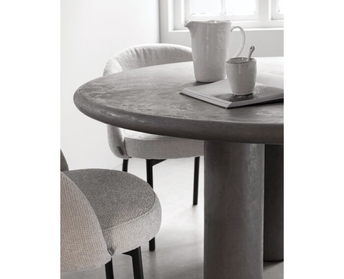 DTP home Scala Eettafel Clio Rond 140 cm &ndash; Mortex &ndash; Dusk