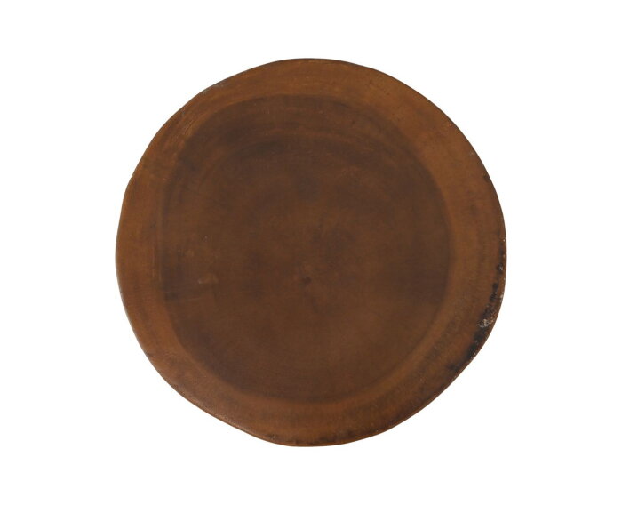 HSM Collection-Ronde Bijzettafel-30x30x42-Bruin-Munggur