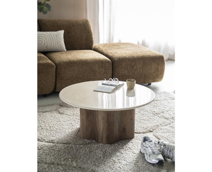 Salontafel Bodhi 80x80cm - bruin | Eleonora