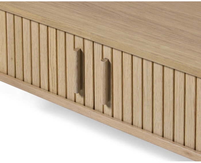Salontafel Meta ovaal eikenhyout 60x120 cm