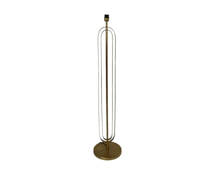 Vloerlamp rond - 30x30x140 - Goud - Metaal