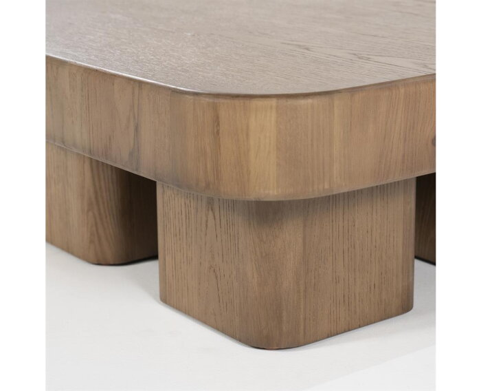Salontafel Harmonie 80x80cm - bruin | Eleonora