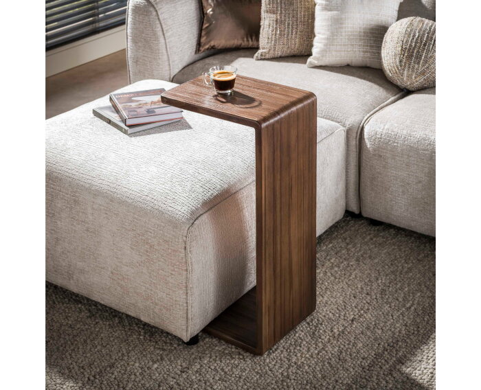 Overzettafel Caro - Massief teak espresso