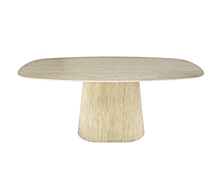 Eettafel 180 Centro - Ceramic Travertine