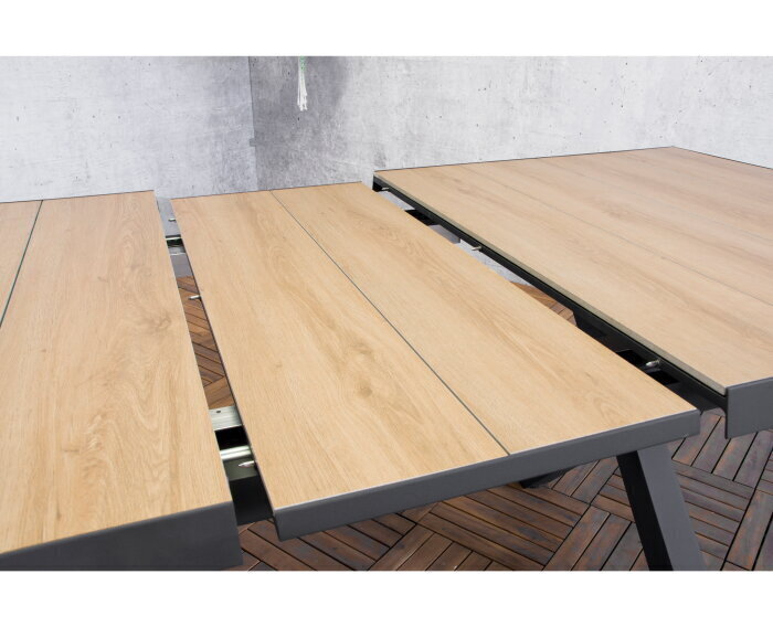 Uitschuifbare Tuintafel Monaco 167/207cm - Antraciet