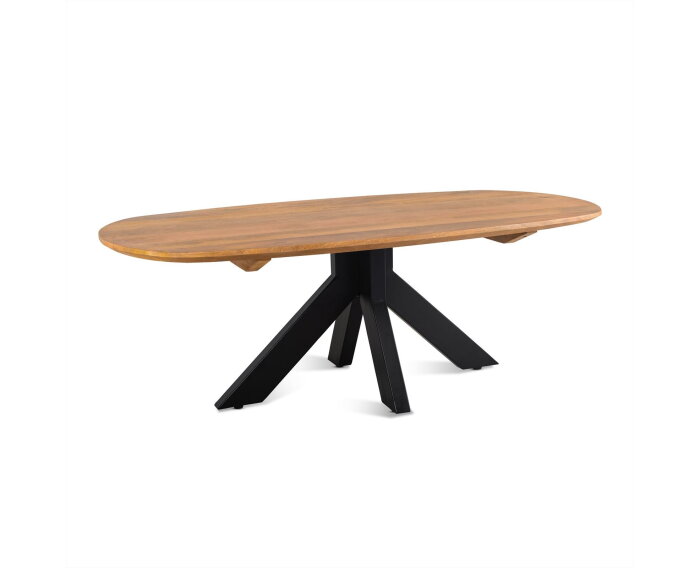 Salontafel Runa Deens Ovaal mangohout - Bruin