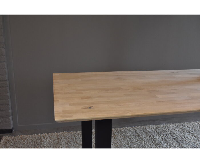 Eettafel Silje uitschuifbaar Eiken 160-210 x 90 cm - Onbehandeld | Meubelplaats