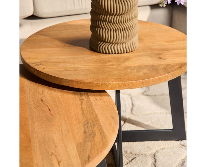 Salontafel Austin | set van 2 | naturel