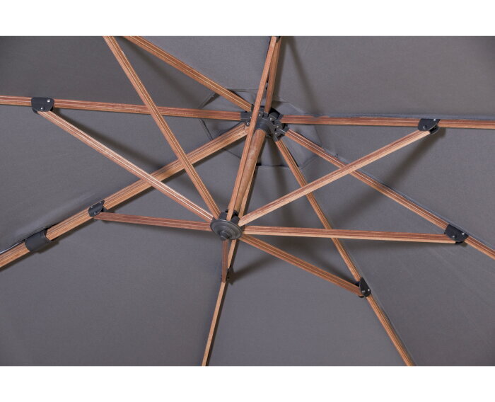 Jamaica umbrella 3x4m anthracite