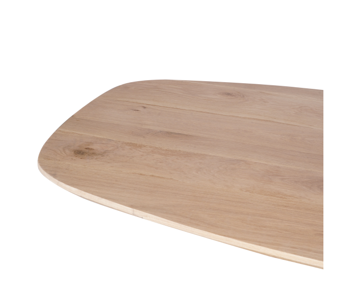 Eiken eettafel Ferris | Deens Ovaal 200 cm | Naturel