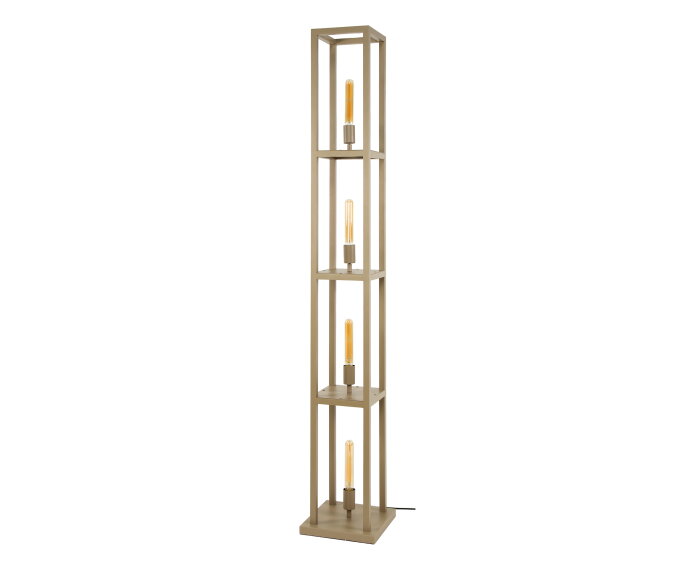 Vloerlamp 4L Quadra - Beige