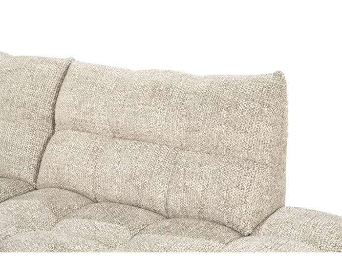 SEVN Violette modulaire U-bank - Silencio Taupe - 398x250 cm - zelf samen te stellen