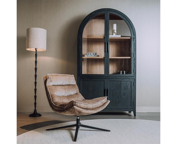 Venice Fauteuil - fabric BMG104 brown (draaibaar)