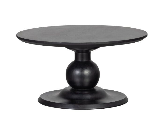 Blanco Salontafel Ø68cm Mango Diep Zwart - BePureHome