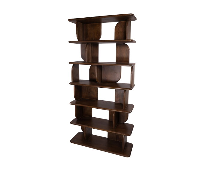 Oregano boekenkast 90, Mango Brown Walnut - Mix & Match Collection