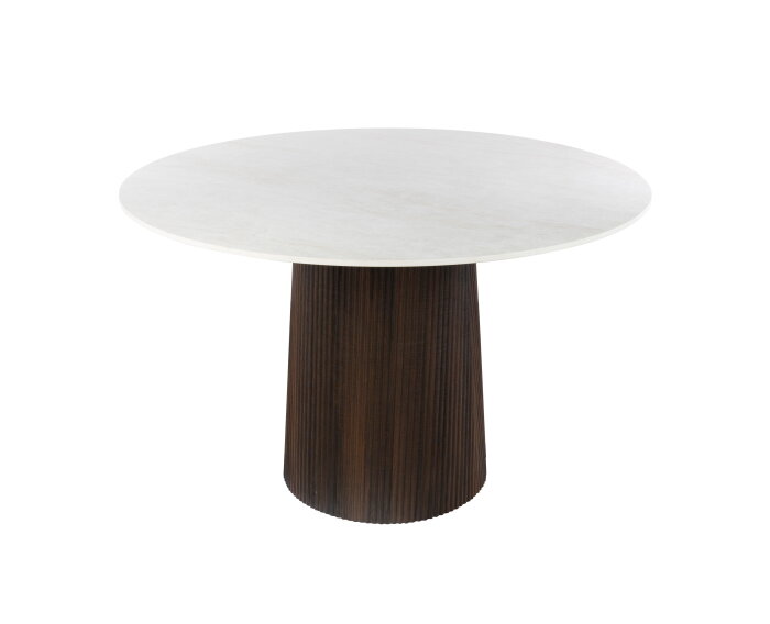 Eettafel Ceramo Centro &Oslash;120 - 3D keramiek Taj Mahal