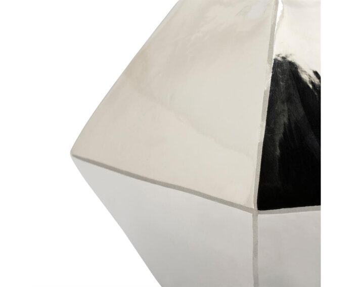 Vase Axis large - silver | BY-BOO
