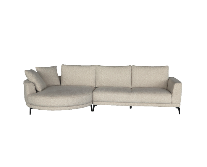 Prescot 2 5-AL + Chaise R - Sahara 120 beige