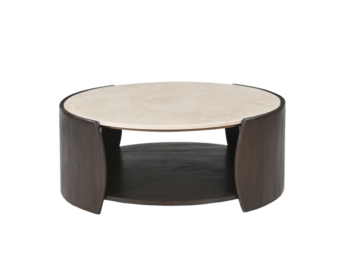 Salontafel Rune Botticino marmer 80 cm