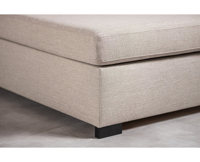 Hoekbank Eleven rechts By-Olaf – 3-zits met hoek rechts – Stof Inari 22 Beige – 252x194 cm