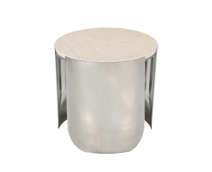 Salontafel Zeli Botticino marmer 45 cm