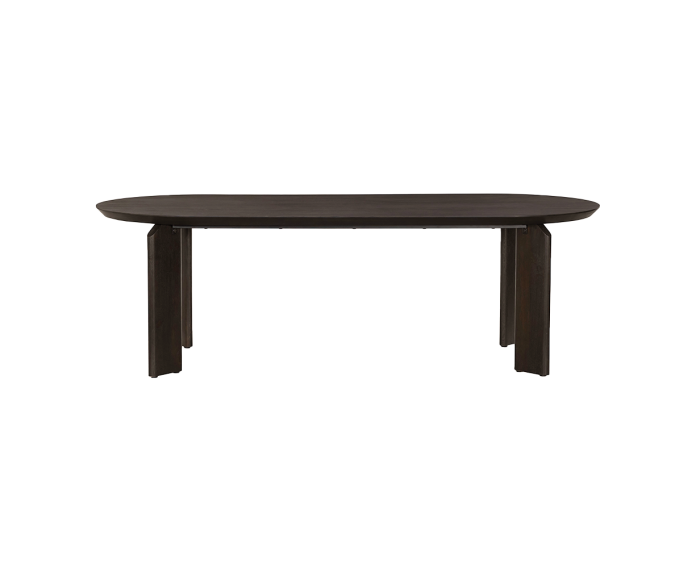 Allure Eetkamertafel donkerbruin 240 cm